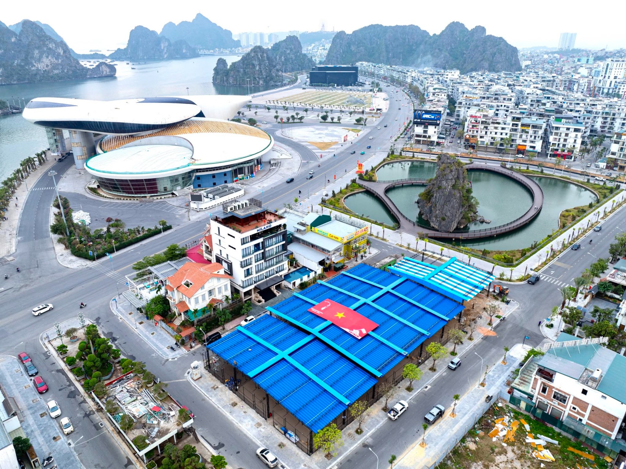 Sân 88 Talent Pickleball nhìn từ trên cao